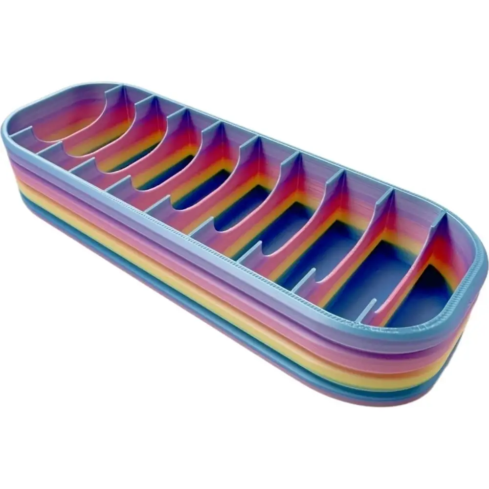 10칸 다이아몬드 패킷 보관함 7가지 색상 지퍼백 보석 비즈 보관함 색상 코드가 있는 페인팅 도구 액세서리 포함