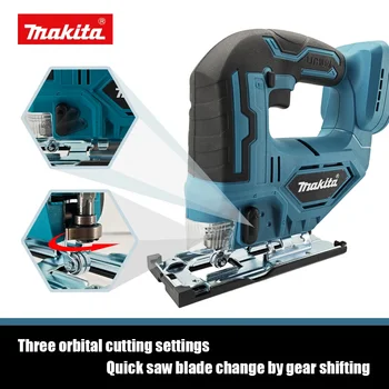 Seghetto elettrico a batteria Makita DJV182Z con impugnatura a barilotto - Batteria non inclusa