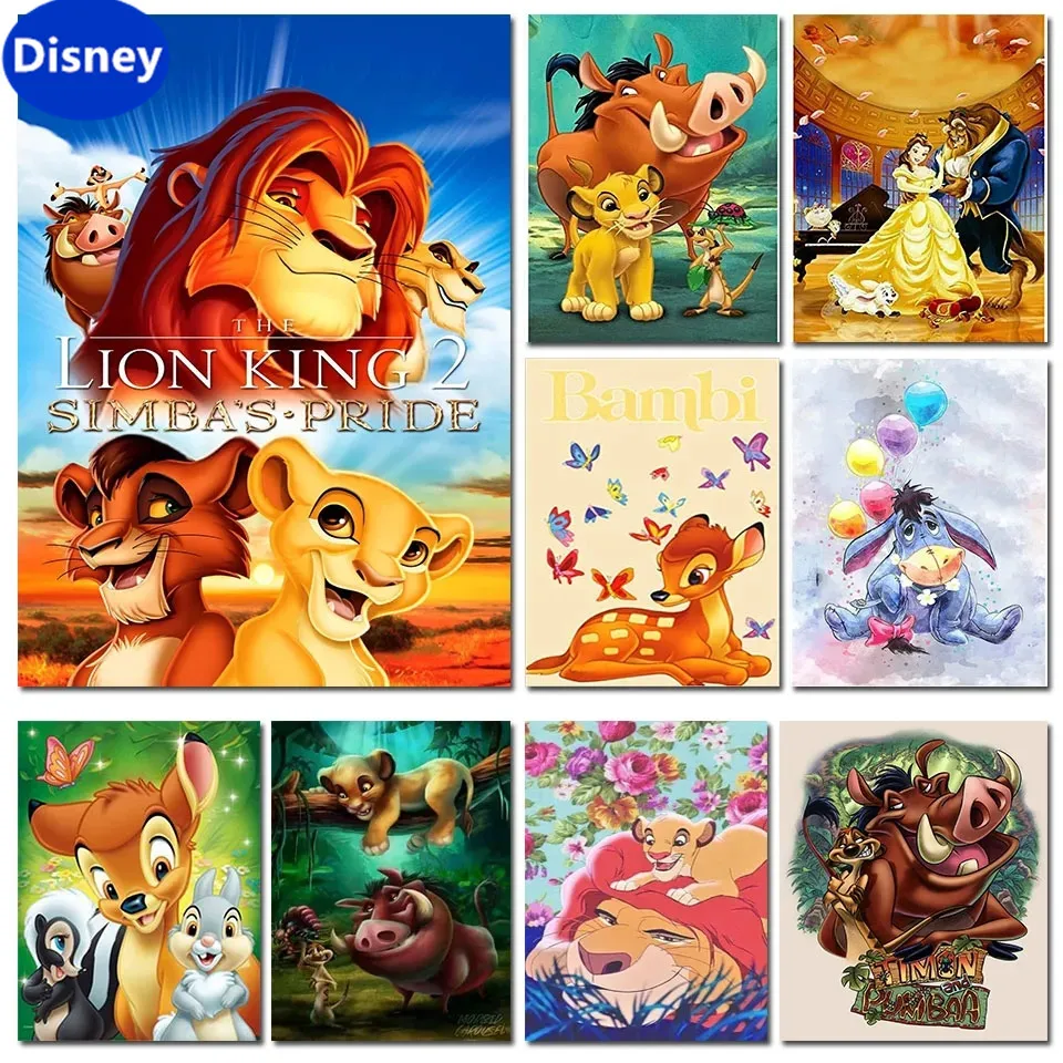 

Disney Lion King Animal Cartoon Cute Bambi 1000 Piece Puzzle Game Children's Holiday Gift