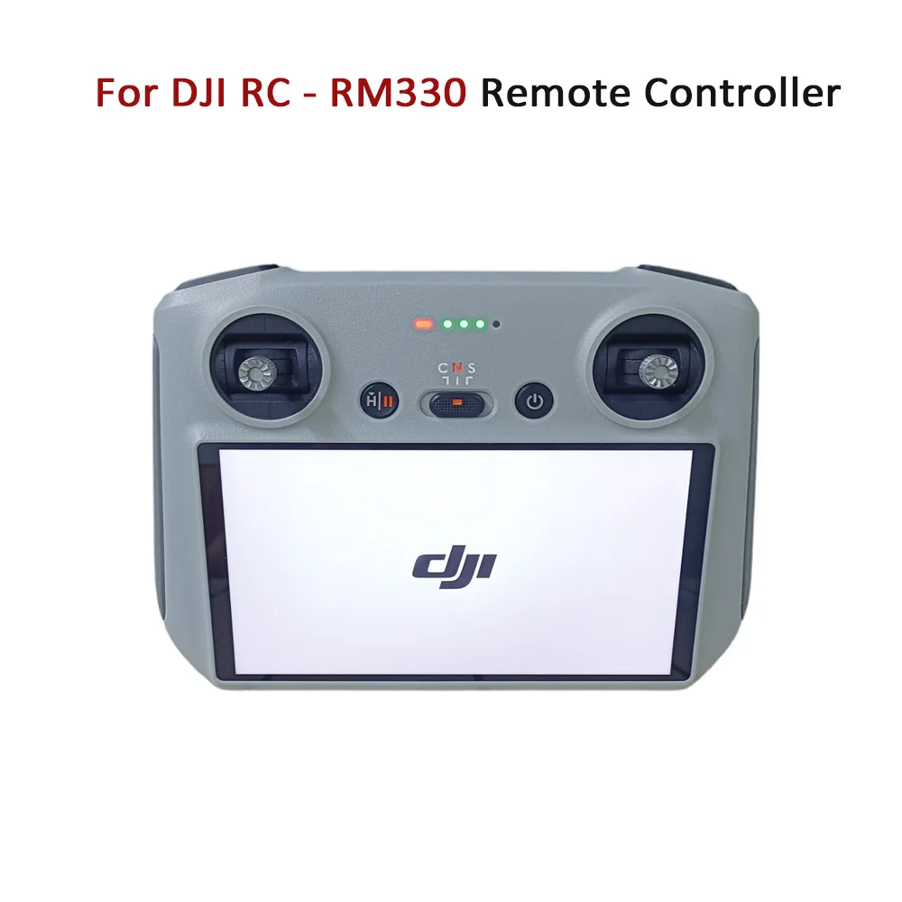 Télécommande DJI RC d'occasion certifiée pour Mavic 3, Mini 3 Pro, Air 2S, vue latérale montrant l'épaisseur et les grips.