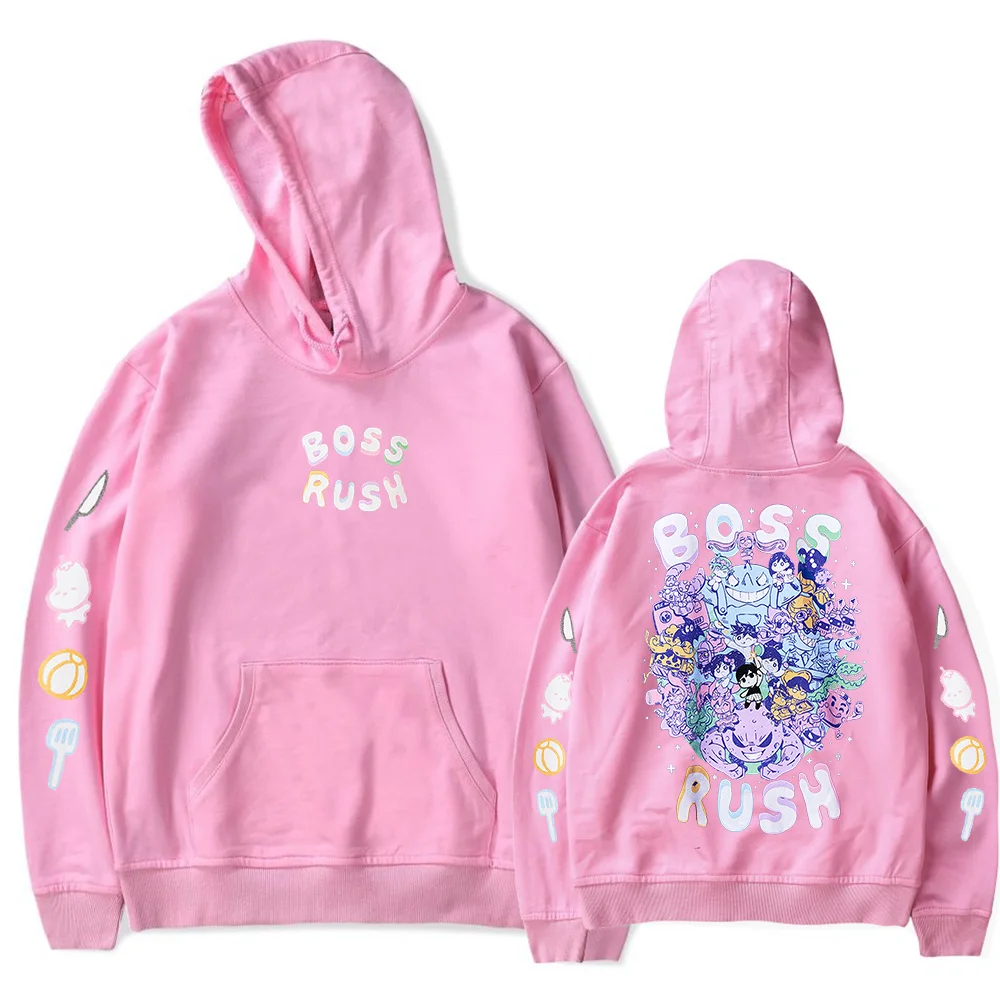 Omori Boss Rush Hoodie Merch Popular Graphics sided Print Unisex