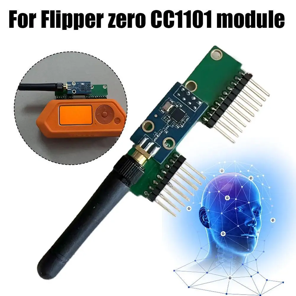 

Макетная плата микроконтроллера 433 МГц CC1101, дополнительный модуль, игровая консоль, аксессуар для Flipper Zero