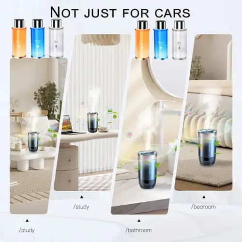 Car Perfume Diffuser Smart Car Air Diffusers Adjustable Concentration 50ml Essential Oil Diffuser Rechargeable Car Fragrance - Image 2