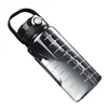 1.5L Sports Water Cup With Straws & Handle BPA-Free Leak-Proof Portable Water Bottle Large Capacity Plastic Straw Water Cup 2