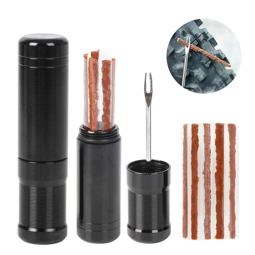 

New original Bicycle Tubeless Tire Repair Tool Tyre Drill Puncture for Urgent Glue Free Repair Optional 5PCS Rubber Stripe