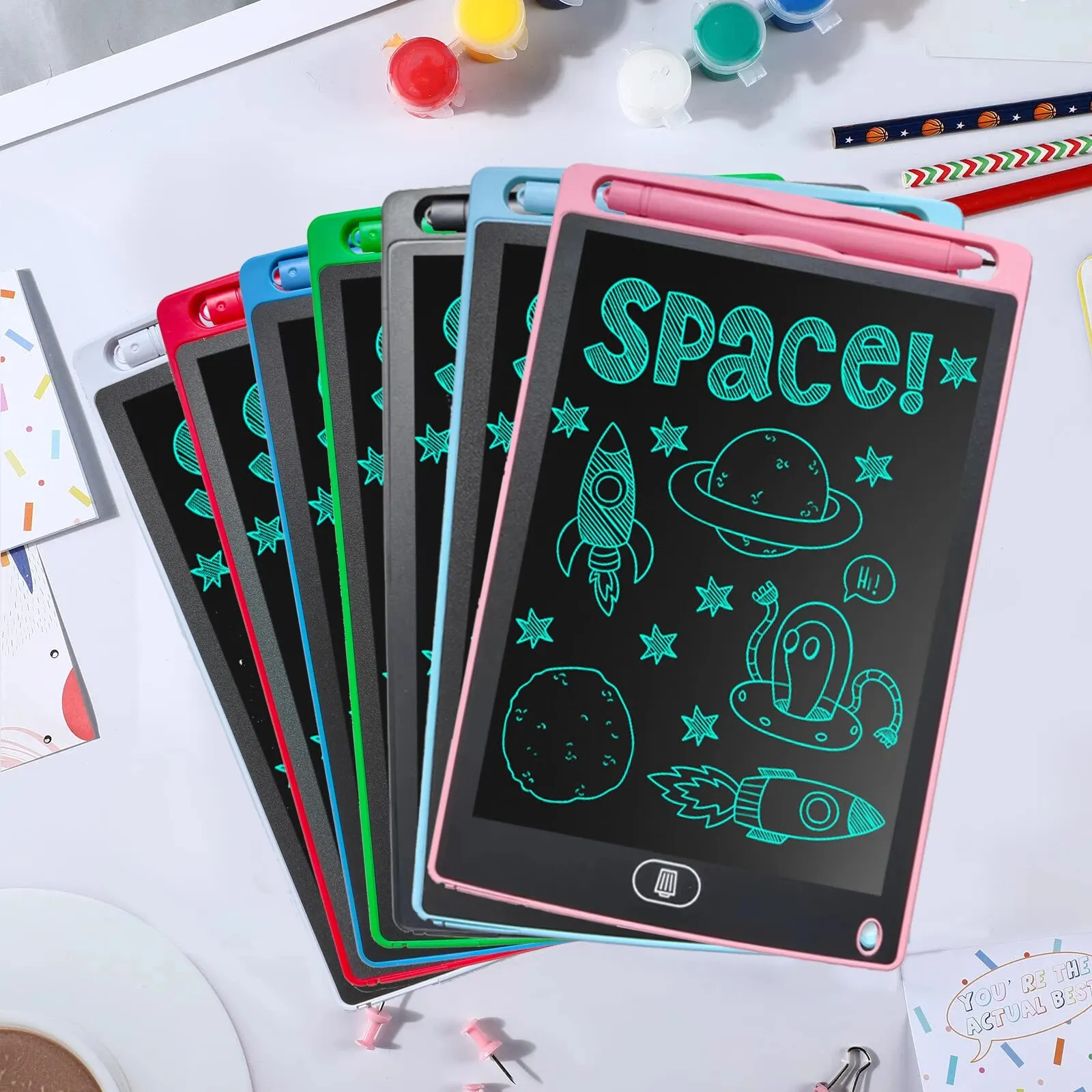 Electronic Writing Board 8.5 in LCD Children's Writing Board Gifts CHILDREN'S Birthdays Halloween Christmas Easter