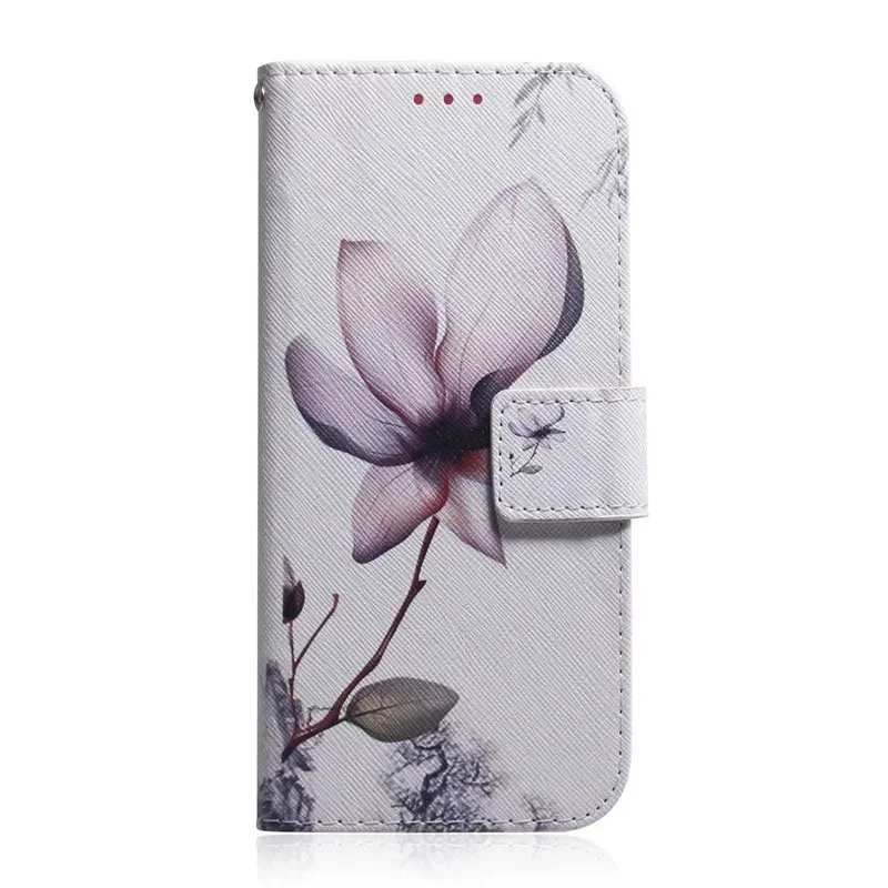 Leather Flip Phone Case with Printed Design for Xiaomi Redmi Note 14 Series
