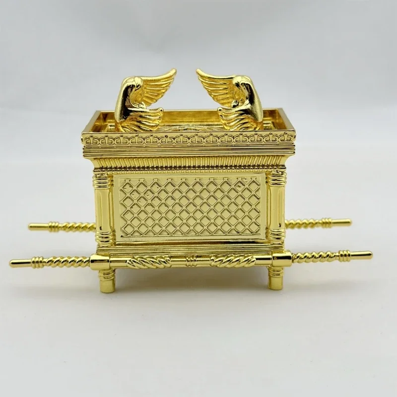 Israeli Cabinet Ornament Ark of the Covenant Replicas Model Statue for Home Decors Enthusiasts and Israel Culture Lover