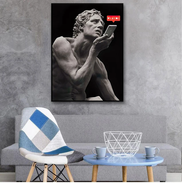 캔버스 페인팅 조각 홈 데코