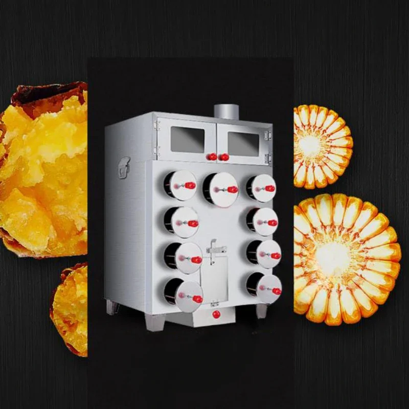 Commercial Sweet Potato Roaster 9 Holes Corn Over Upgrade Highbake Multihole Roasting Machine For Chestnut Potato Baker 4