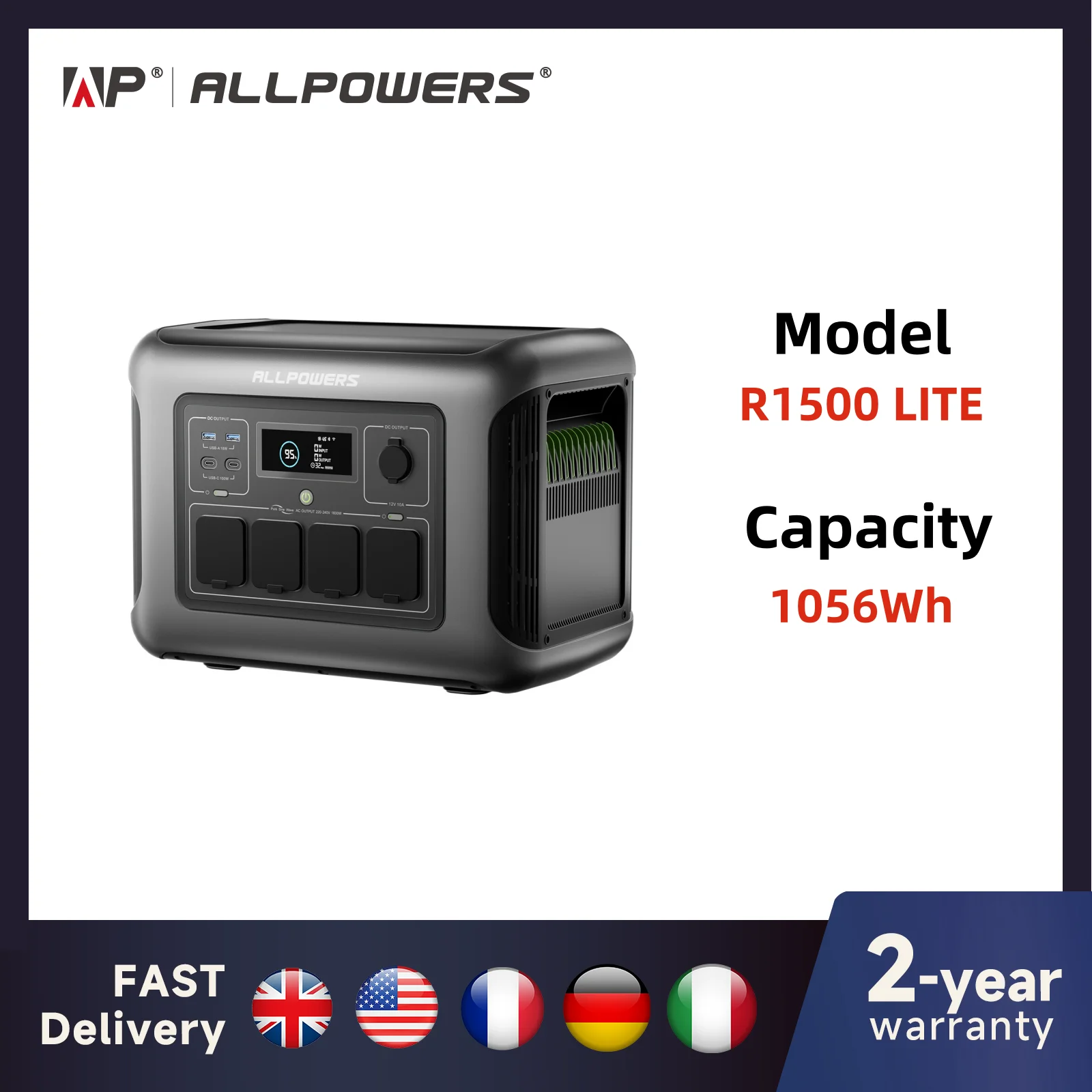 Stacja zasilania ALLPOWERS R1500 LITE z Polski za $410.07 / ~1521zł Stacja zasilania ALLPOWERS R1500 LITE z Polski za $410.07 / ~1521zł