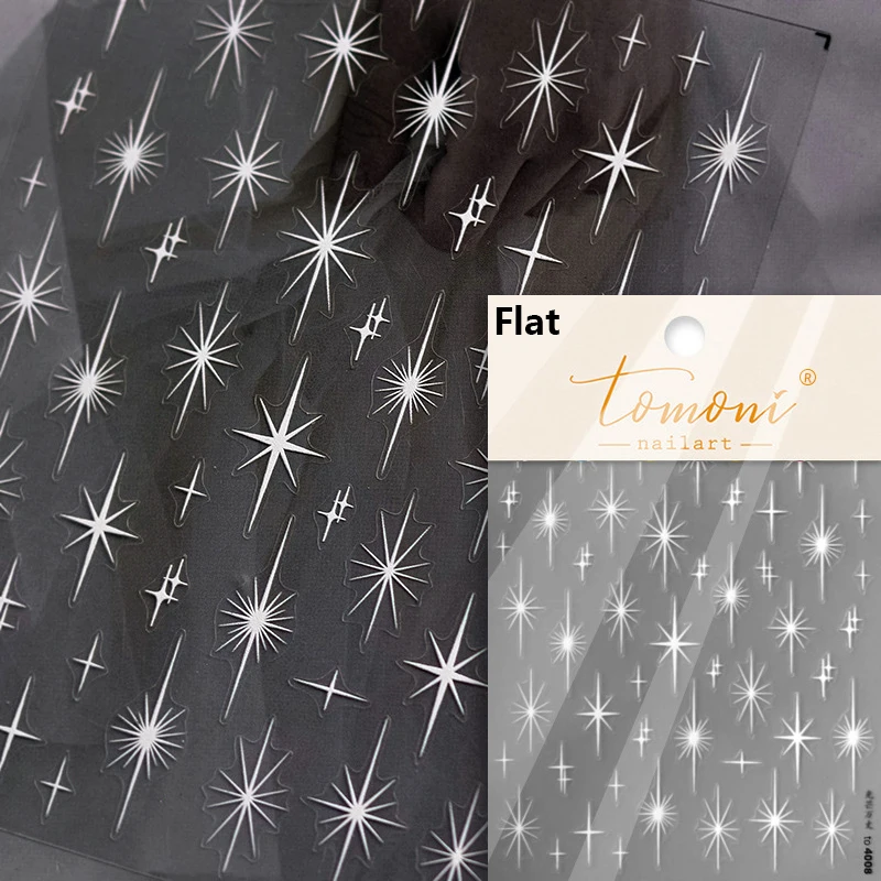 Elegant Starlight Glitter Rhinestone Nail Art Stickers