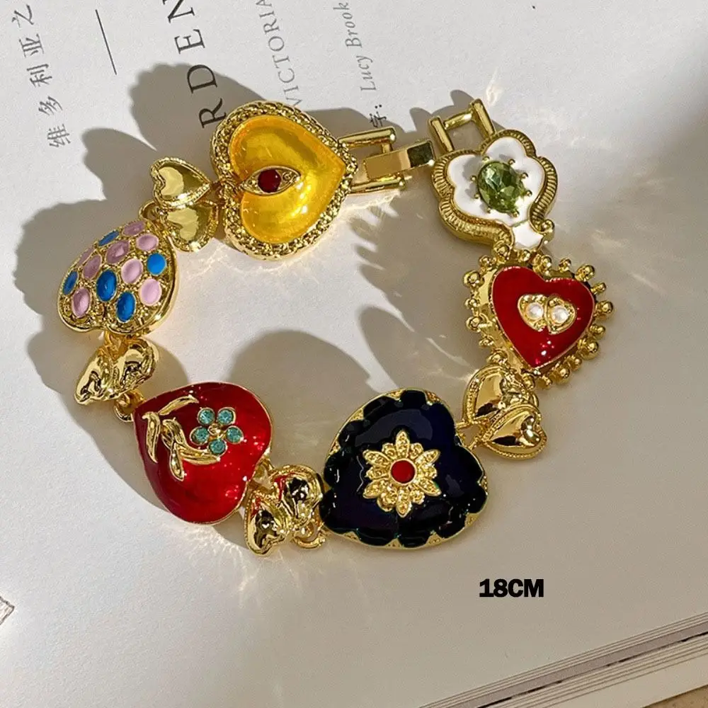 Colorful Artistic Carved Alloy Necklace