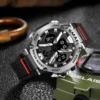 SMAEL Brand 8087 For Men's Digtal Quartz Watches 50m Waterproof Dual Display LED Back Light Watch 2