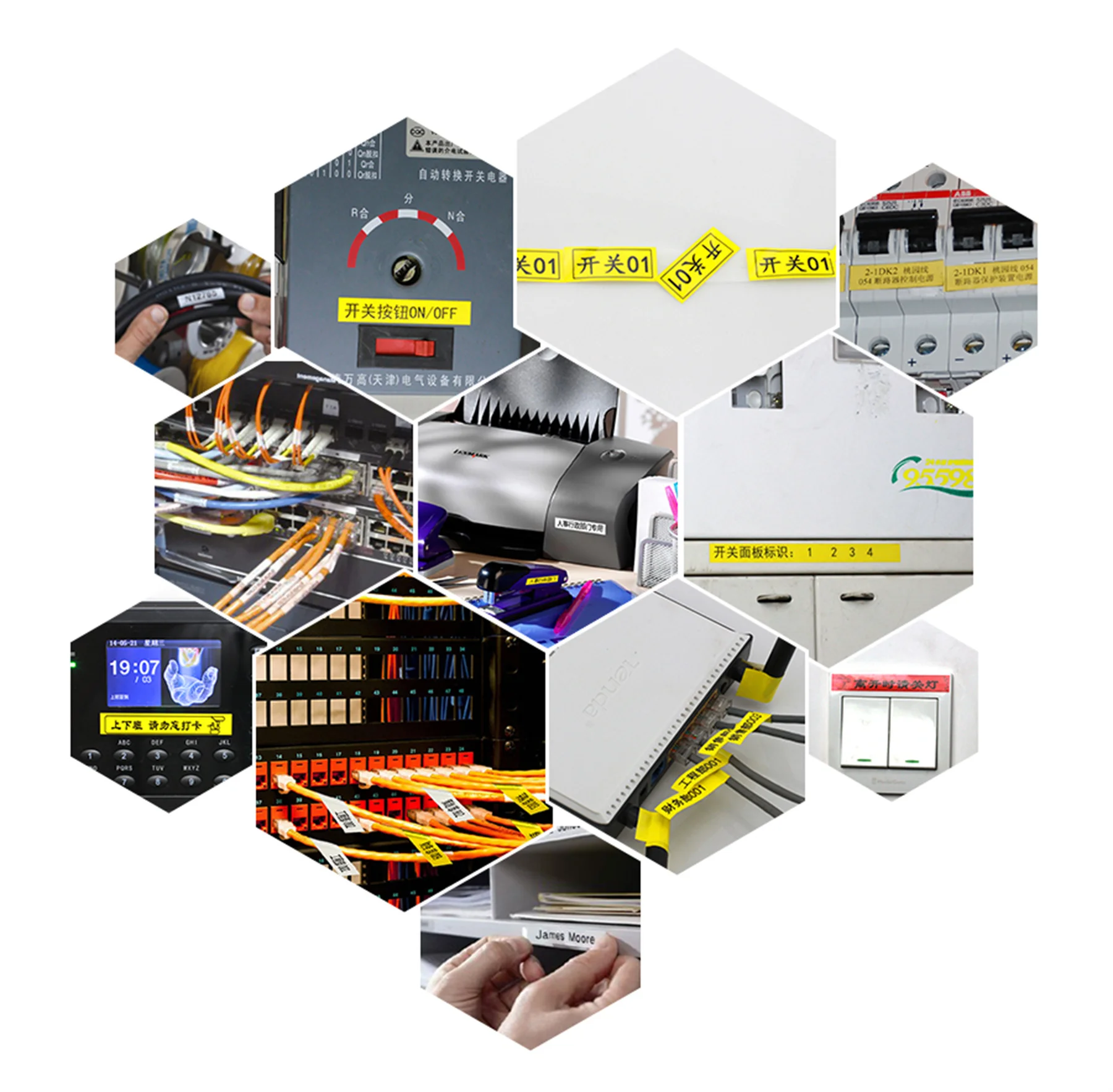 Etiqueta Fita Lm370 380e 390 10 Pcs Lm370 380e Lm370e Lm390e Lm390a Lm390a - Imagem 5