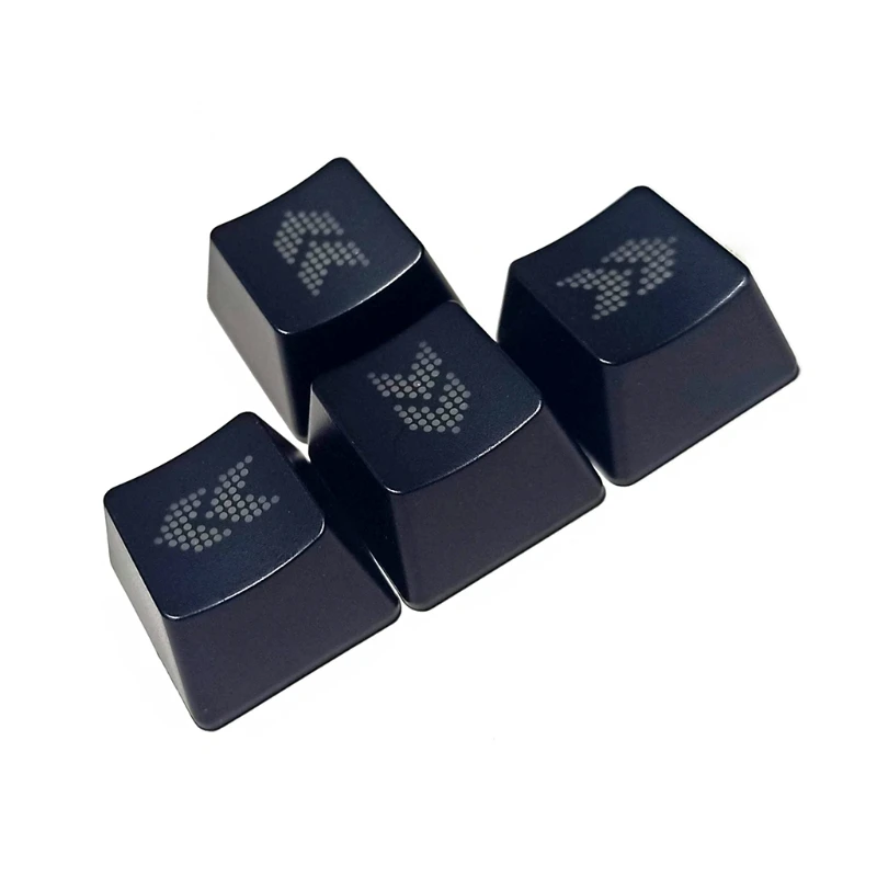Durable ABS Direction Arrows Keys Keycaps OEM Profile Translucent Keycap Replacement for Mechanical Keyboard 4Keys/Set
