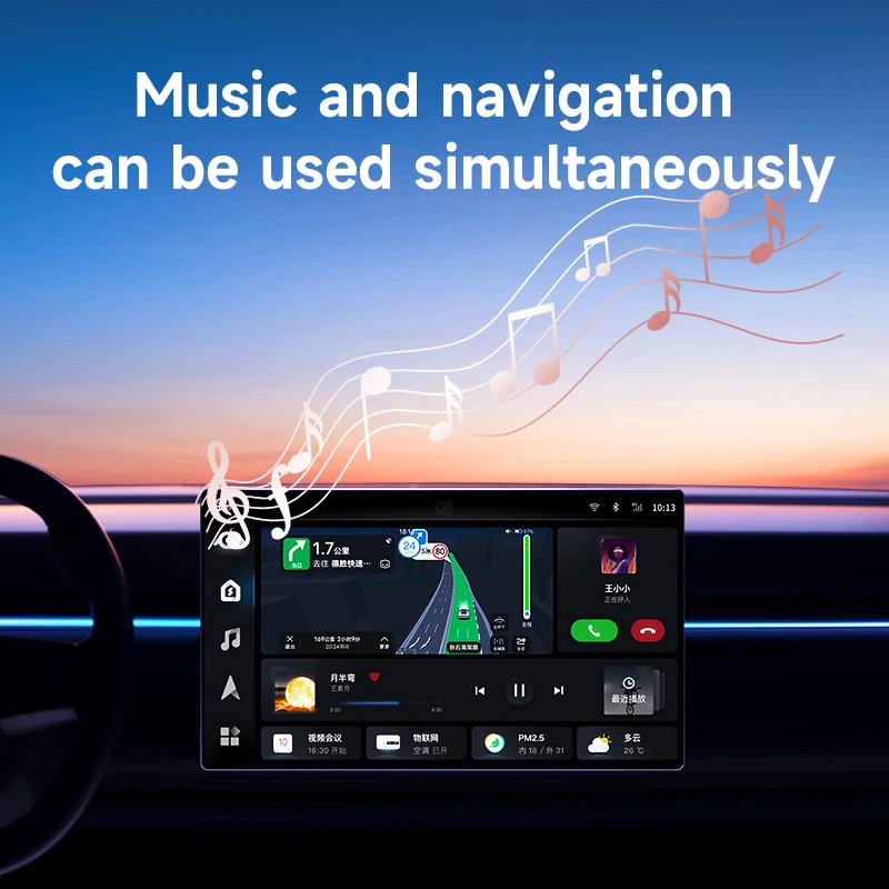 Android Auto Wireless Adapter for Factory Wired Android Auto-Instant Connection, Converts Wired to Wireless, for Nissan Toyota