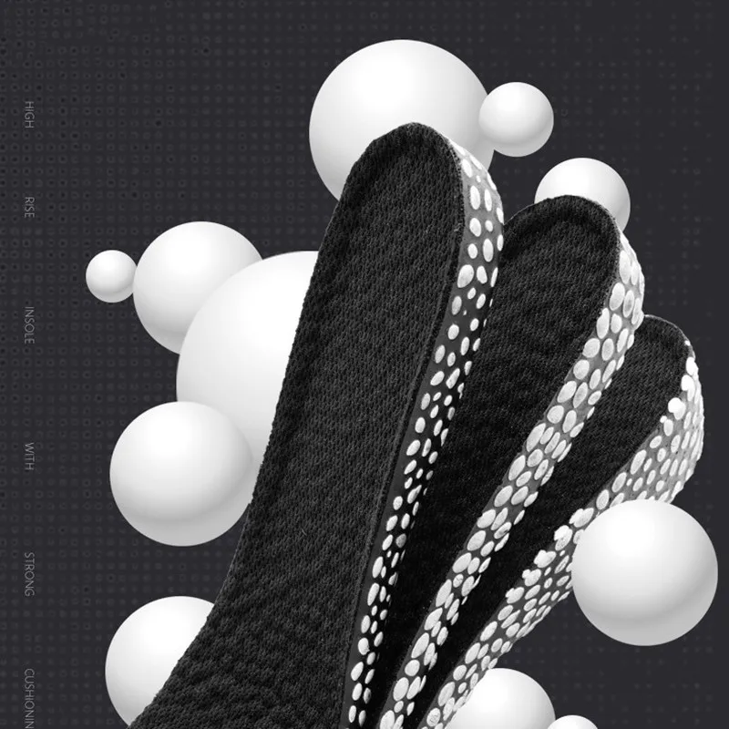 1.5-3.5 cm Comfort Invisible Height Increase Insoles Comfort Memory Foam Invisible Height Increased Insoles for Unisex Feet Care