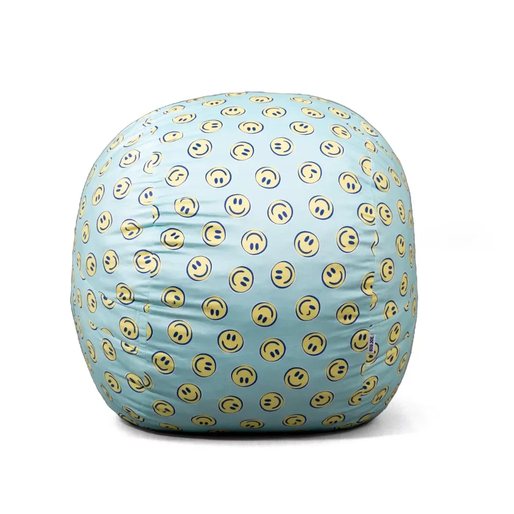 

Smiley Face Plush Beanbag Fuf Medium Foam Filled Bean Bag Chair With Removable Cover Convertible Sofa Beds Free Shipping Room