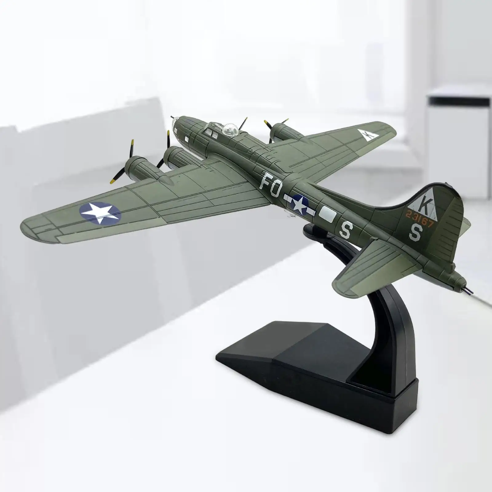

1/144 Scale US B 17 Aircraft Model Ornaments Airplane Model