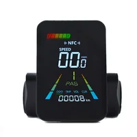 F3 e-bike NFC LCD affichage 24V/36V/48V/60V UART Scooter électrique compteur de vitesse indicateur de couleur animé 5PIN 3