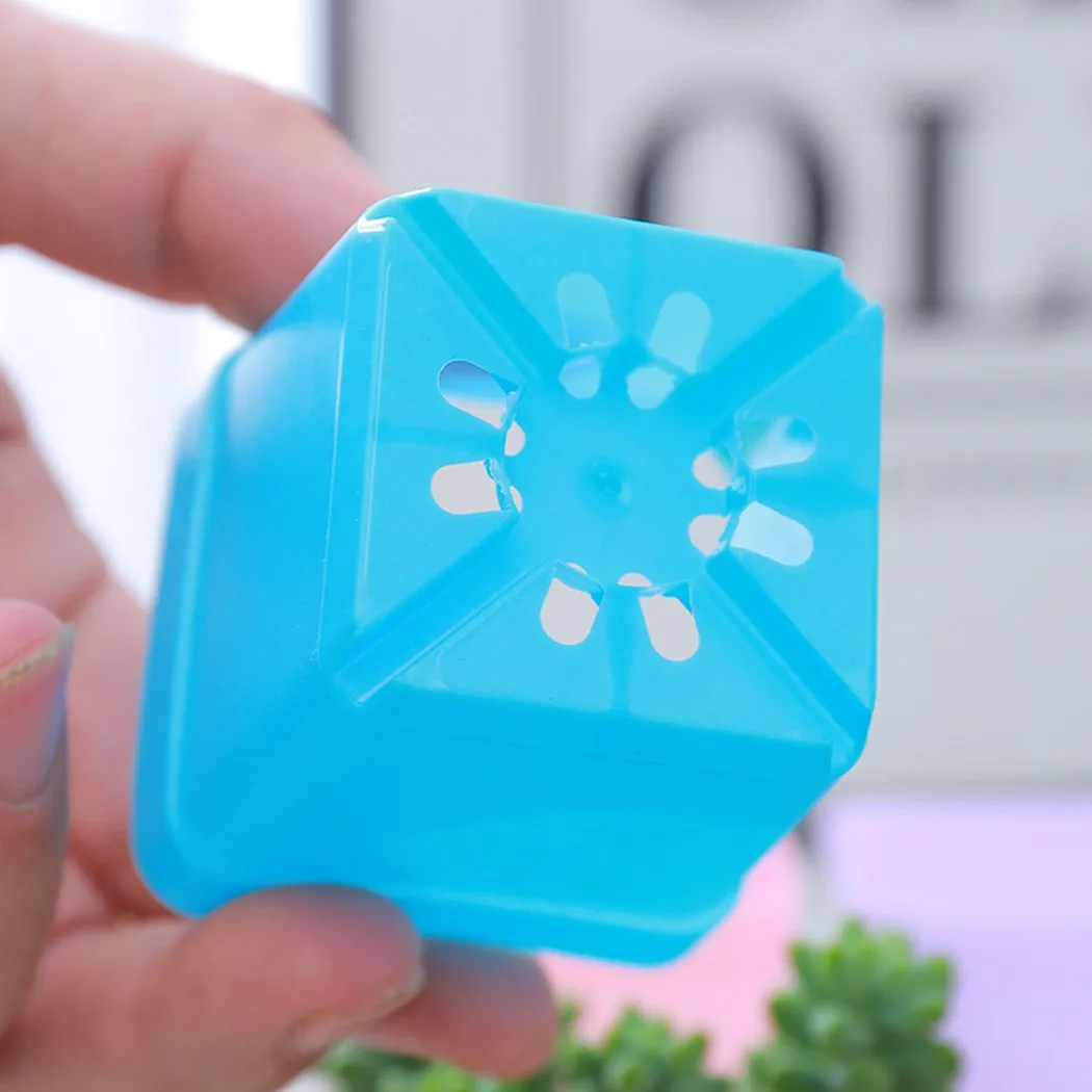 10 Weiße Kunststoff-Blumentöpfe 10 Cm Mit Untersetzern & Ablauflöchern – Ideal Für Sukkulenten, Kräuter & Zimmerpflanzen