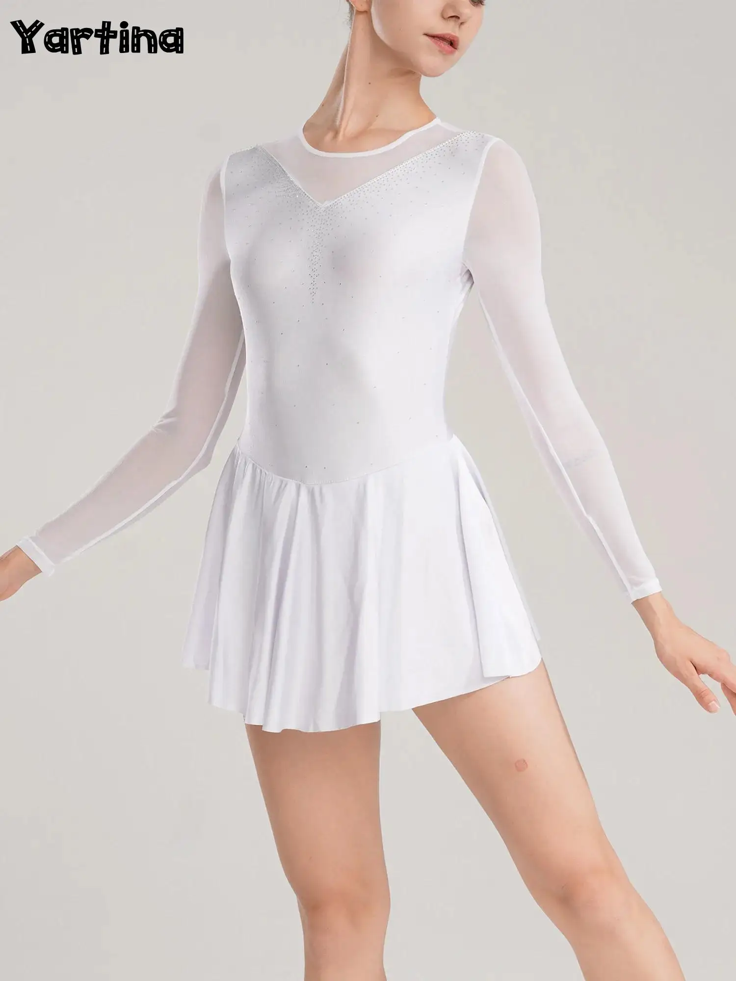 ZDHoor Womens Mesh Overlay Ballet Contemporary Dance Dress Lyrical Leotard Dancewear Green Xs 1f1ab018 8dc8 4de9 899e 456437e58413.0f96caf69c6e537bd13e7fed3998ab10