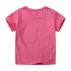 Jumping Meters 2-7T Rainbow New Designs Girls T Shirts Summer Children's Clothes Short Sleeve Kids Tees Tops Baby Costume Shirt 2