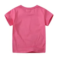 Jumping Meters 2-7T Rainbow New Designs Girls T Shirts Summer Children's Clothes Short Sleeve Kids Tees Tops Baby Costume Shirt 2