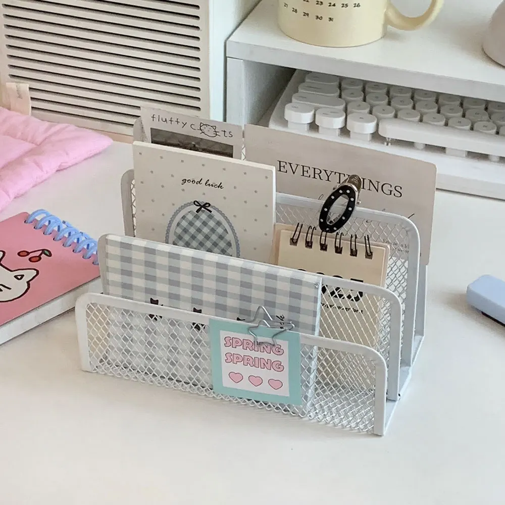 Ins 4-Tier Iron Mesh Desk File Organizer Letter Holder Desktop Storage Rack For Documents Mail Stationery Home Office Supplies 1 Ins 4-Tier Iron Mesh Desk File Organizer Letter Holder Desktop Storage Rack For Documents Mail Stationery Home Office Supplies 1