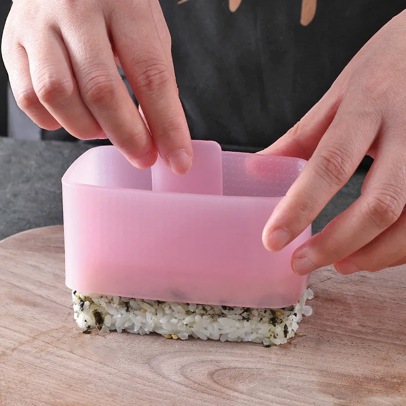 Warship Sushi Mold Spam Musubi Mold DIY Onigir Rice Ball Rectangular Sushi Maker Kitchen Accessories Kit 1 Pcs sushi mold,onigiri mold,sushi maker,rice ball mold,sushi tools