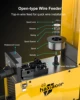Haxiaoer MIG145 Welding Machine MMA/GASLESS MIG/LIFT TIG 120A Welder Flux Core Welder for Carbon Steel Stainless Steel 4