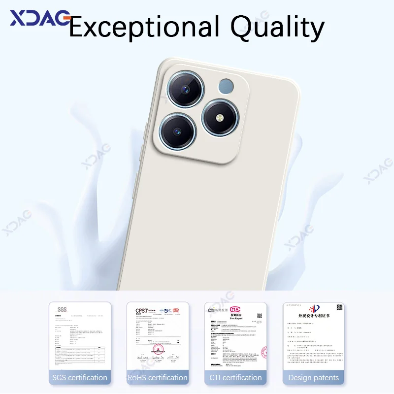 Luxury Soft Square Liquid Silicone Mobile Phone Case Cover