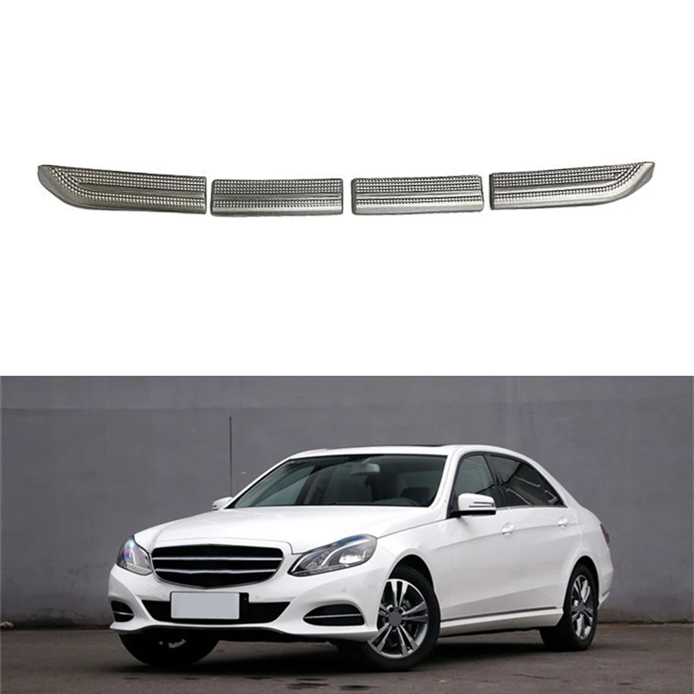 

4pcs Car Air Conditioner Outlet Vent Button Cover Trim For Mercedes-Benz E Class W212 E200 260 2009-2015 Trim Stickers