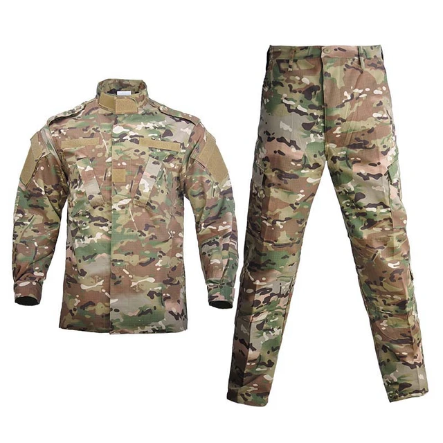 Traje militar táctico para hombre, ropa de caza, camuflaje, Multicam,  pantalones de trabajo, uniforme de combate de Safari, conjunto de uniforme  Airsoft, camisa del ejército - AliExpress