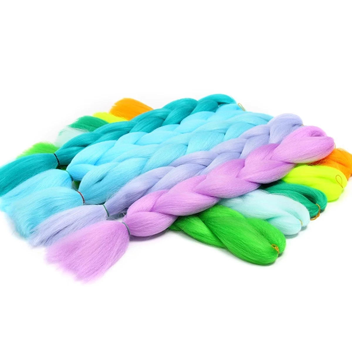 Black Jumbo Braiding Hair Synthetic Jumbo Crochet Braiding Hair For Box Twist Braids Hair Extensions Pre Stretched Box Braids