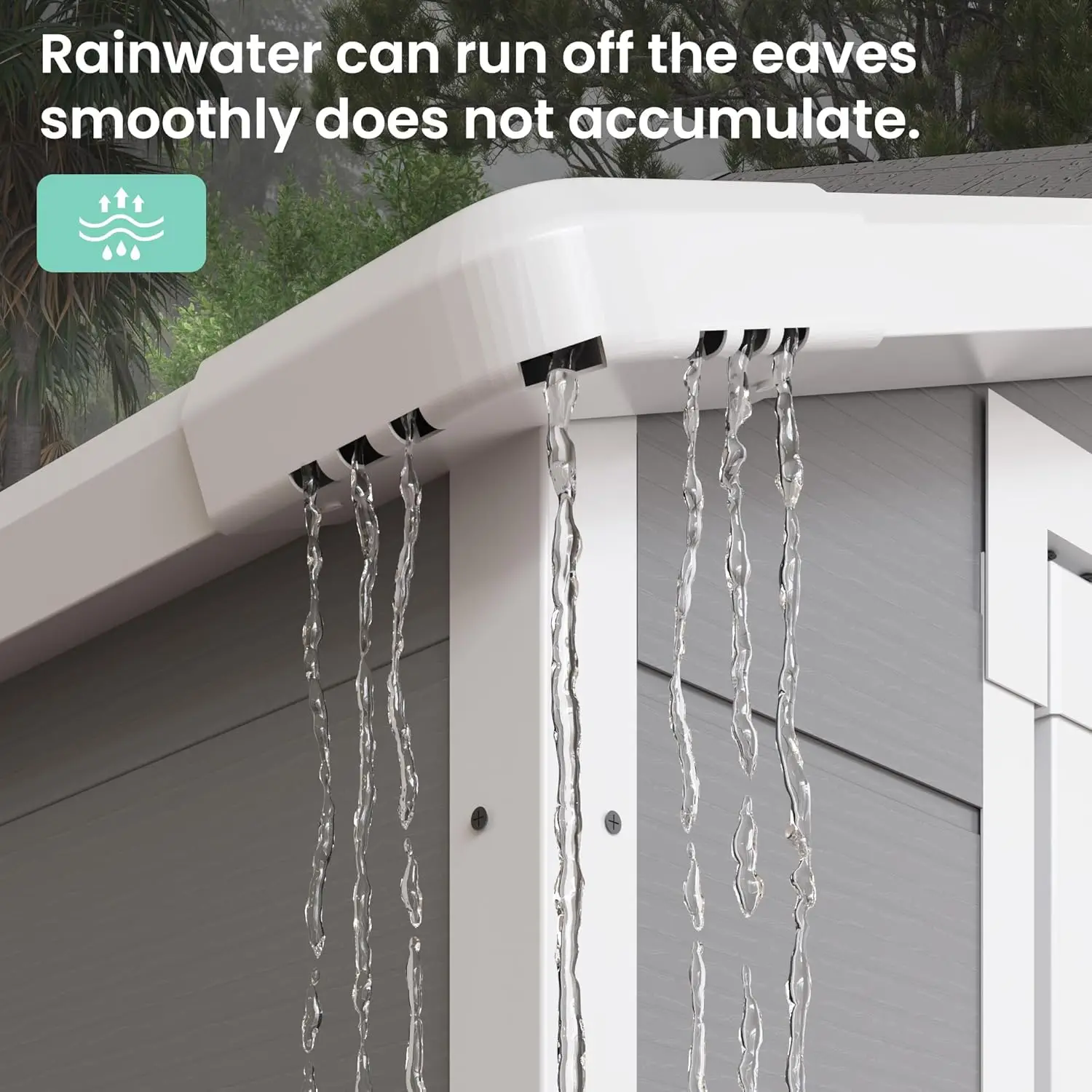 2025-hotOutdoor Resin Storage Shed 6x4.5 FT, Plastic Garden Shed for Bike, Garbage Can, Tool, Outside Sheds with Lockable Door