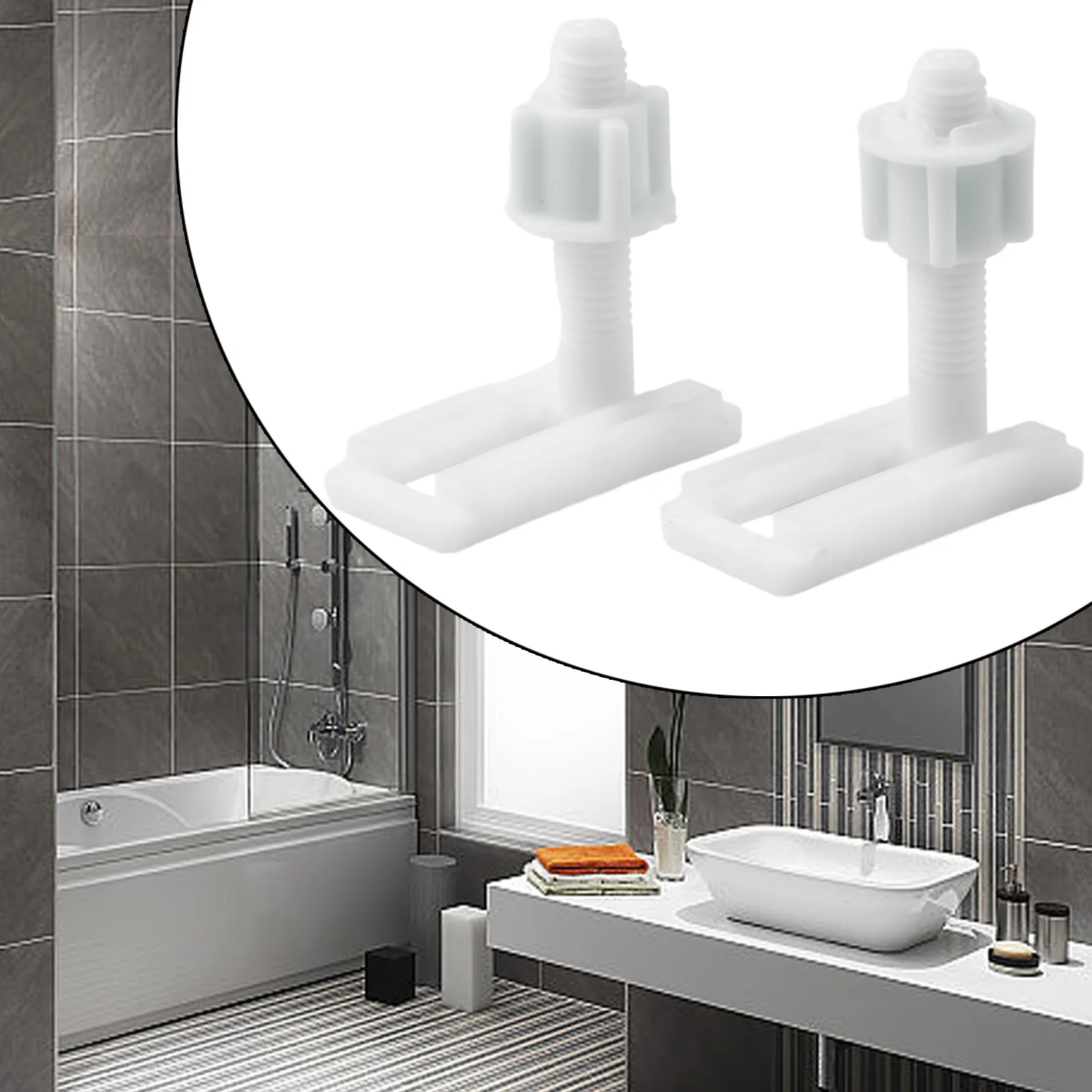 

Toilet Seat Cover Accessory Kits High Quality Screws Hinges Washers Bathroom Toliet Cover Repair Replacement Accessroies