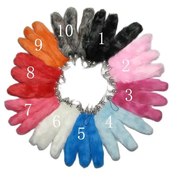 

Free shipping faux fur rabbit tails