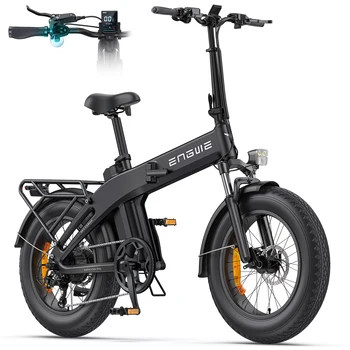 ENGWE EP-2 3.0 BOOST Bici elettrica in lega di magnesio, motore da 250 W, velocità massima 25 km/h, ingranaggio a 7 velocità, controllo APP, freno idraulico, bici elettrica pieghevole per città e terreni di montagna