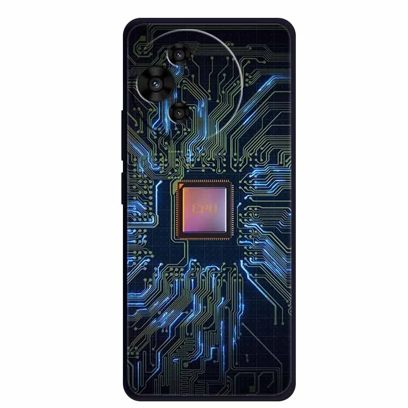 Luxury TPU Soft Silicone Back Cover with Floral and Love Design