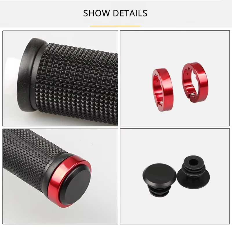 Bicycle Handlebar Grips Bicycle Accessories MTB Alloy Lock Bilateral Lock Anti Slip Cycling