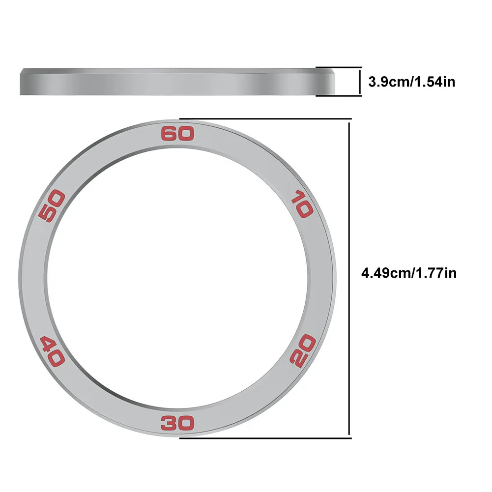 Premium Metal Bezel Ring with Tempered Glass Screen Protector