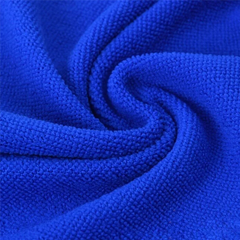 10pcs Microfiber Car Cleaning Towels Thick Plush Soft Absorbent Washing Cloth Car Care Wax Polishing Detailing Towel 25*25cm