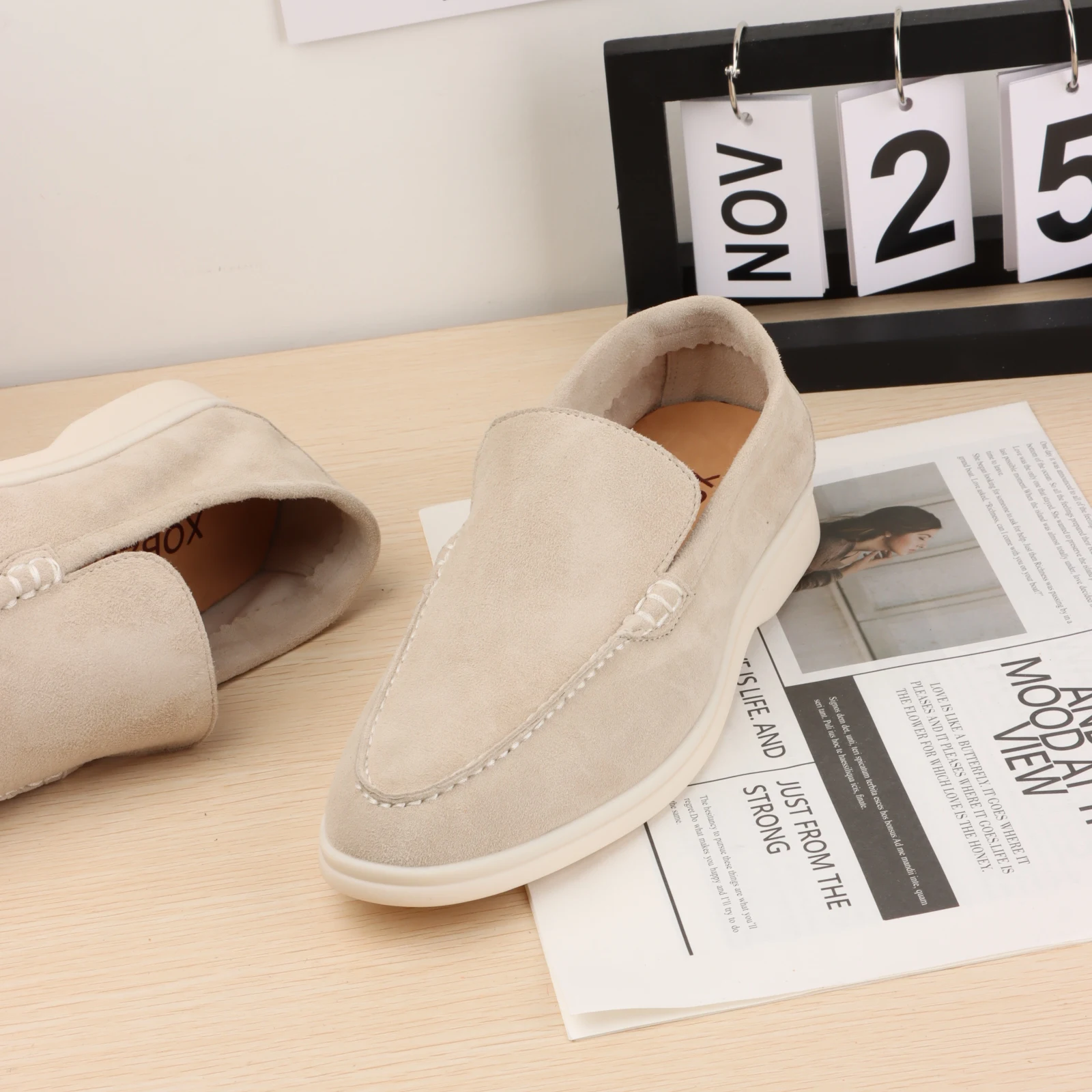 Men’s Leather Slip-Ons