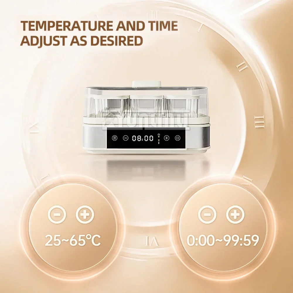 Household Fully Automatic Yogurt Machine Large Capacity Milk Fermentation Machine Yogurt Maker 6