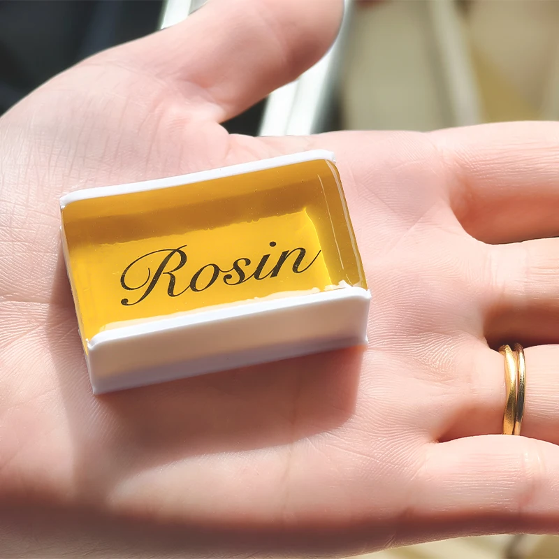 Square Box Rosin for Violins, Violas, Cellos and other Bowed Instruments, Violin Accessories