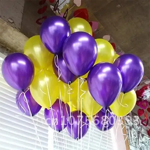 

10 Inch Thick 2.2 g Pearl Balloons Birthday Ballons Decorations Wedding Ballons Pink White Purple Globos Party Wholesale 10pc