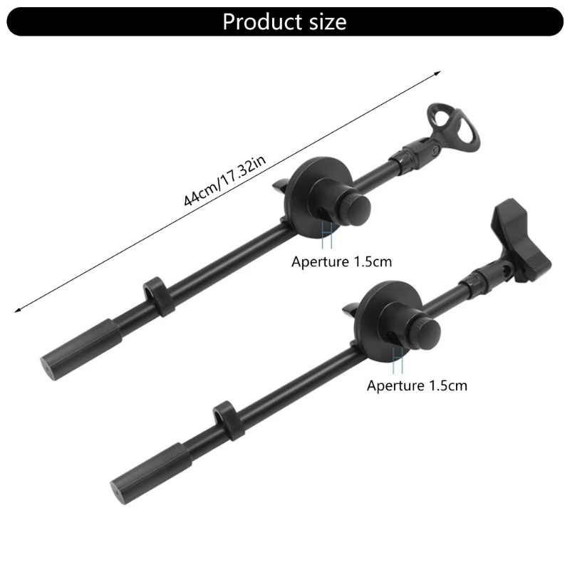 Floor Standing Mic Boom Arm Clip Microphone Mount Freely Rotatable Home Studio and Broadcast Use Sound Equipment