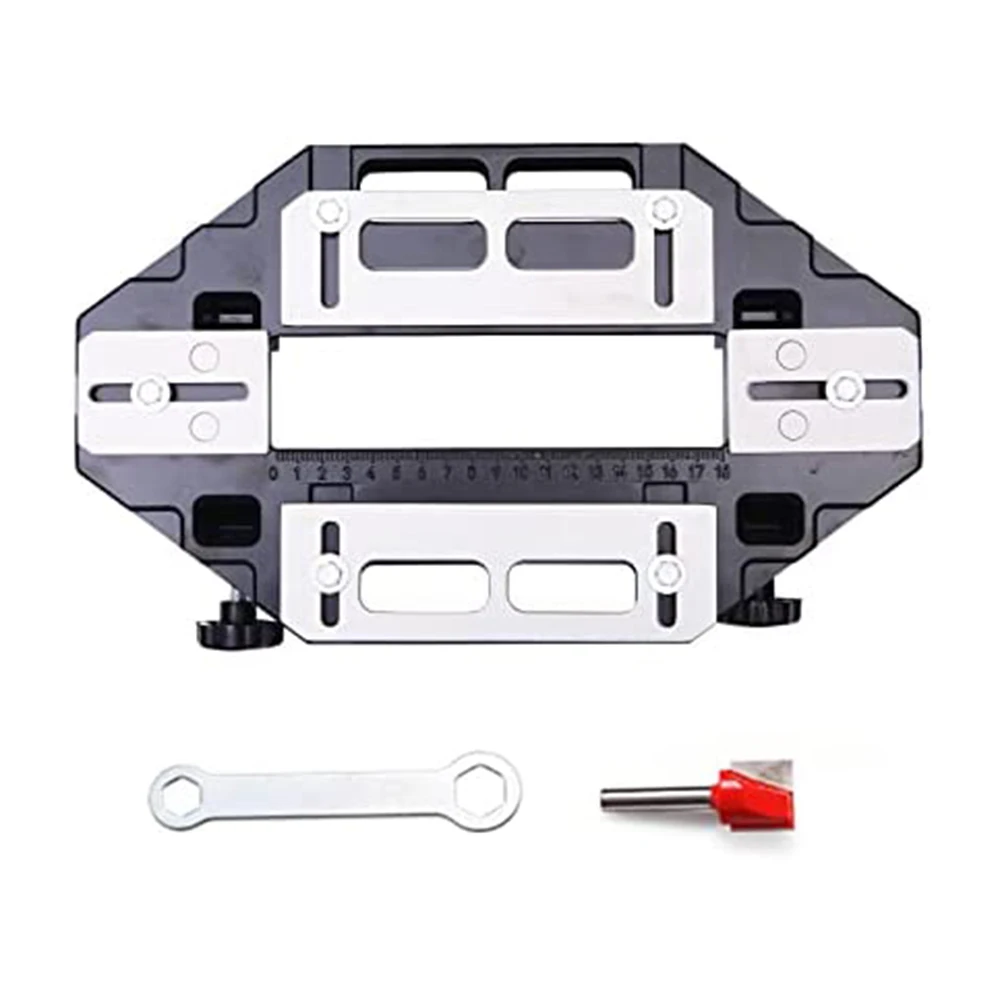 

Wood Door Hinge Hole Opener Door Hinge Template Jig Door Lock Cabinet Router Door Jamb Hinge Installation Kit